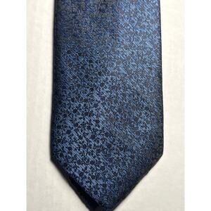 Platinum Designs Handmade Blue Black Floral Occasion Tie, NEW w/Tag